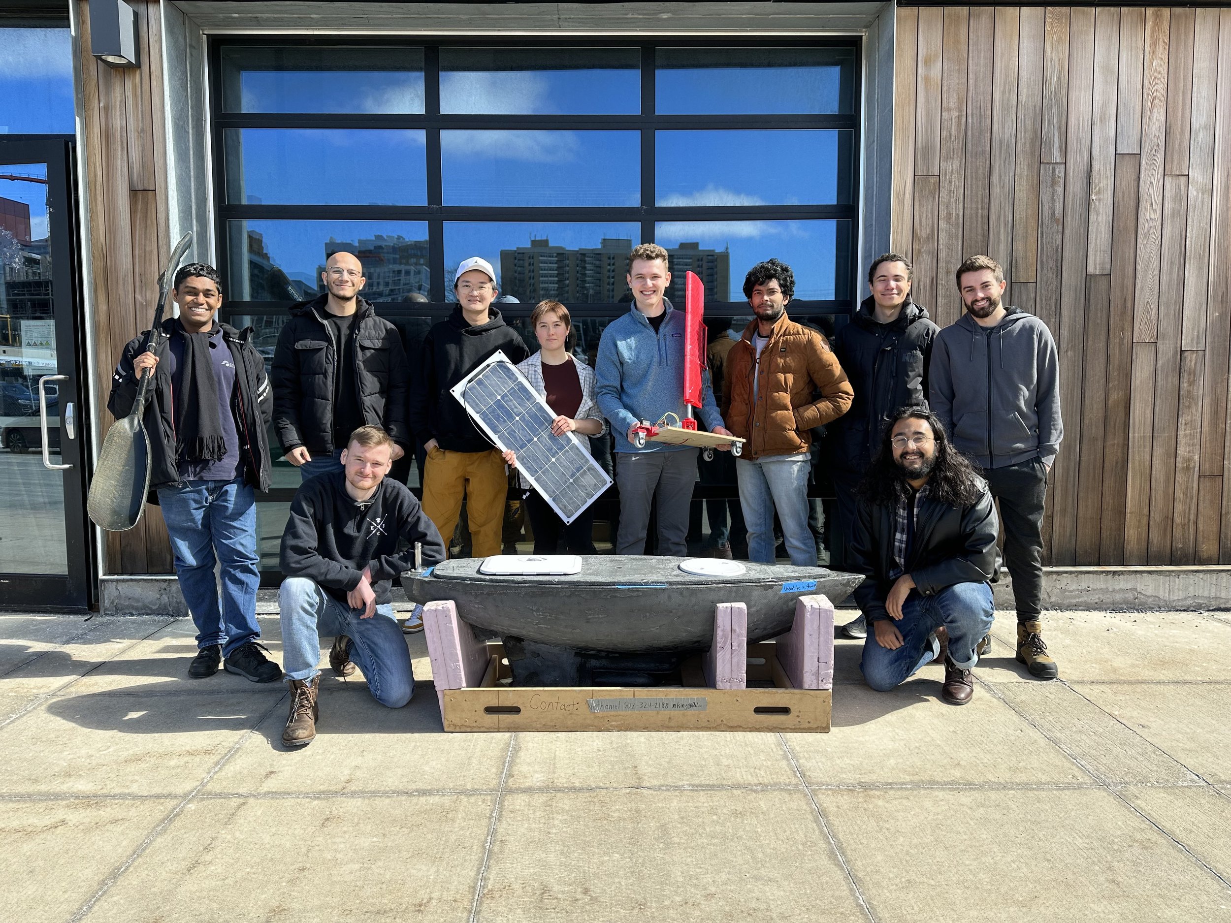 Student-Built Transatlantic Autonomous Sailboat